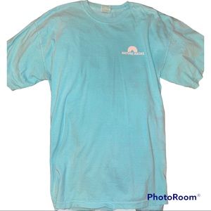 XL Teal Nature Back T-Shirt